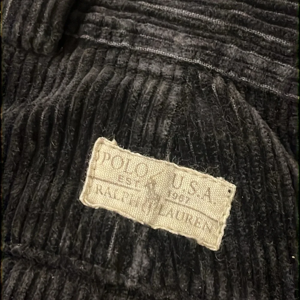 Polo Ralph Lauren Corduroy Cargo Pants Vintage Brown Mens Size 40x30